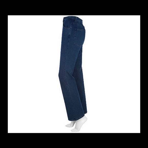 Quacker Factory "DreamJeannes" 5 Pocket Knit Pants - Picture 8 of 8